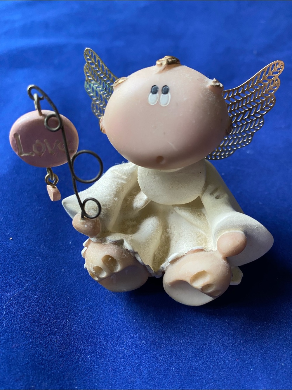 Vintage Angel Cheeks LOVE Figurine Kirk's Kritters Russ